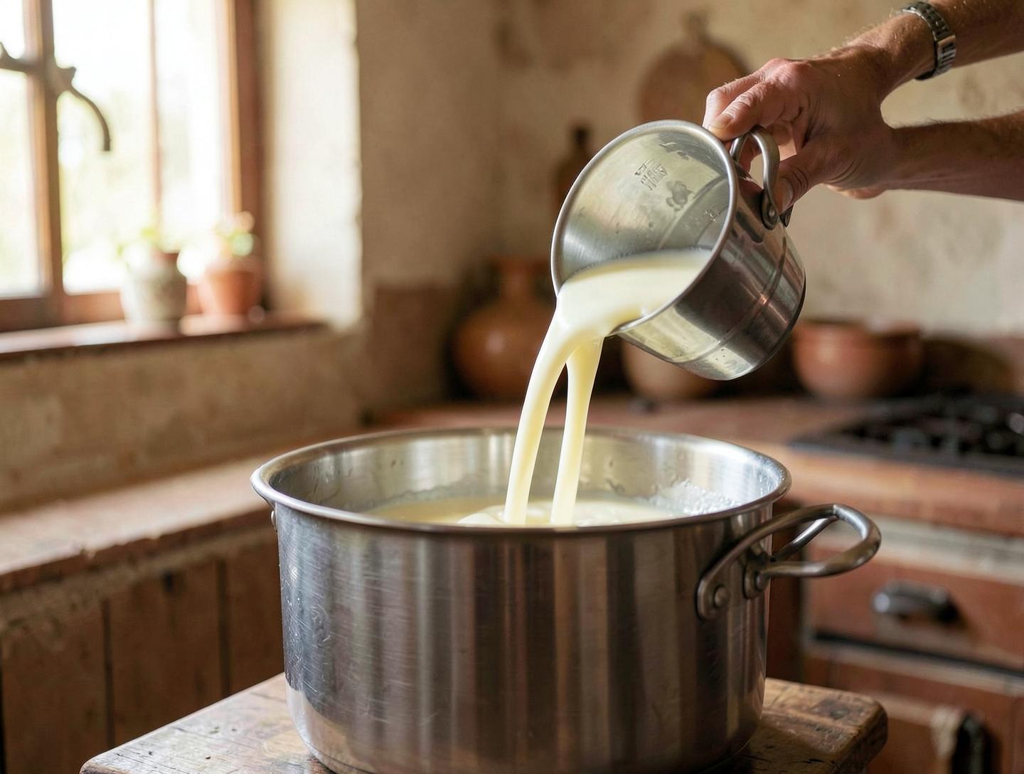 Milk — Before there is tarhana, there is yogurt.