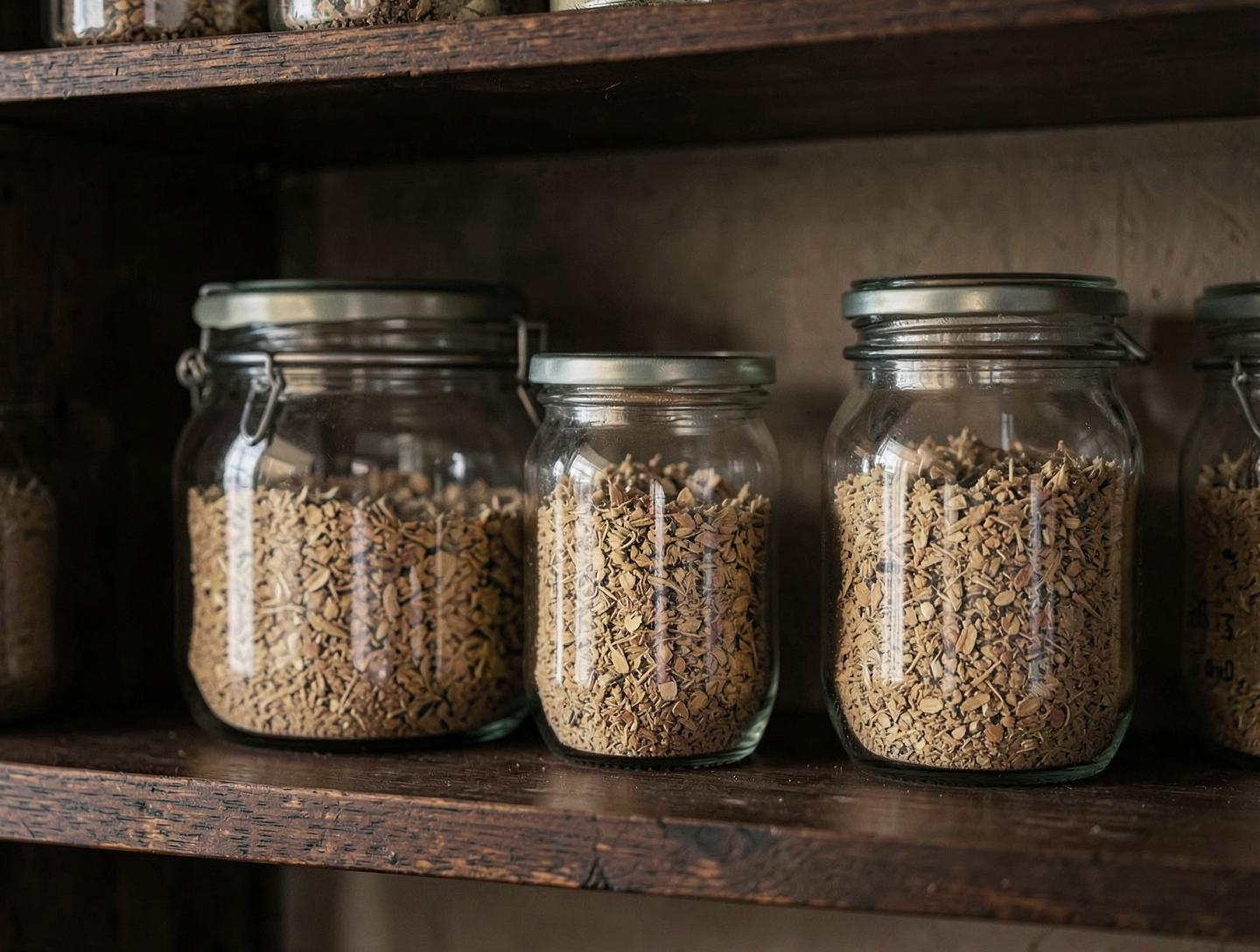 Crumbling & sifting — Crumbled and sieved until the texture is right.